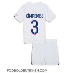 Paris Saint-Germain Presnel Kimpembe #3 Tredjetrøje Børn 2022-23 Kortærmet (+ Korte bukser)